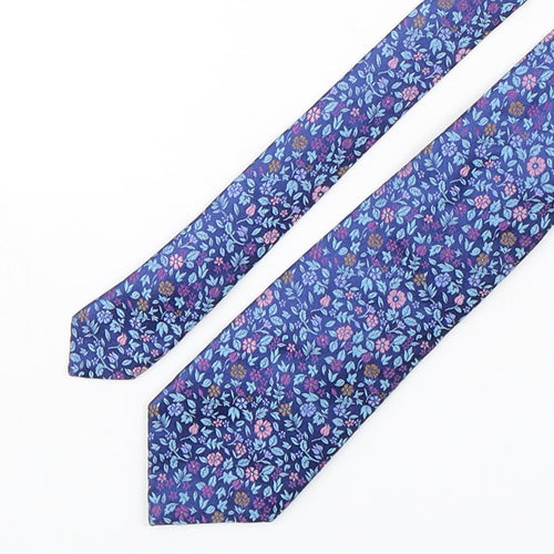 Charles Tyrwhitt Mens Multicoloured Floral Silk Pointed Tie One Size