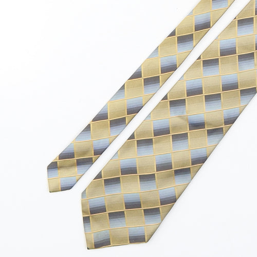 NEXT Mens Multicoloured Plaids & Checks Silk Pointed Tie One Size