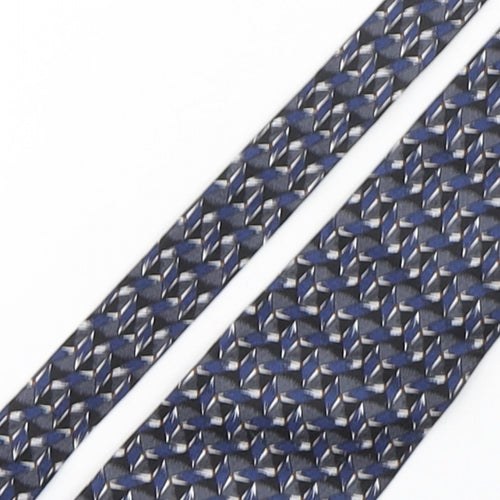 Gioni Feroti Mens Multicoloured Geometric Silk Pointed Tie One Size