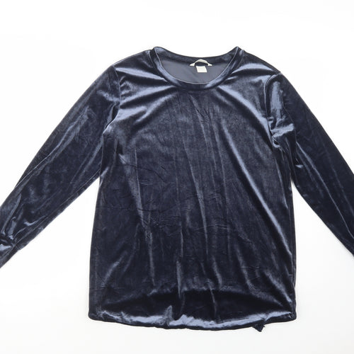 H&M Womens Blue  Polyester Top Lounge Set Size M   - Maternity