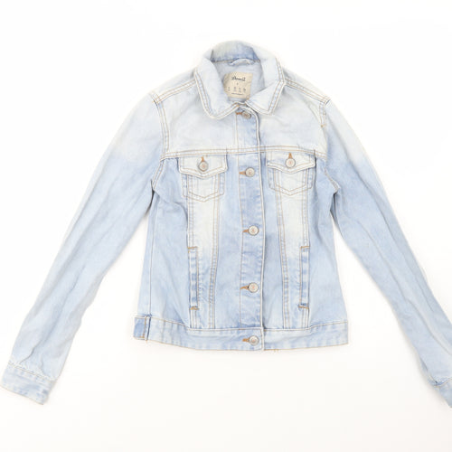 Denim Co. Womens Blue   Jacket  Size 4  Button