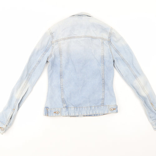Denim Co. Womens Blue   Jacket  Size 4  Button