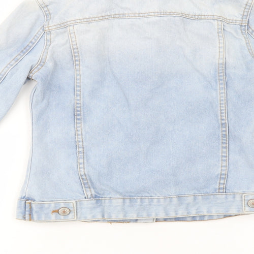 Denim Co. Womens Blue   Jacket  Size 4  Button