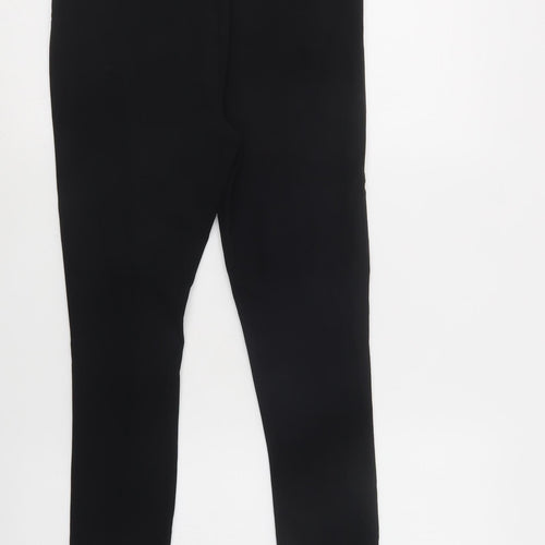 New Look Womens Black  Viscose Jegging Trousers Size 10 L29 in Regular Zip