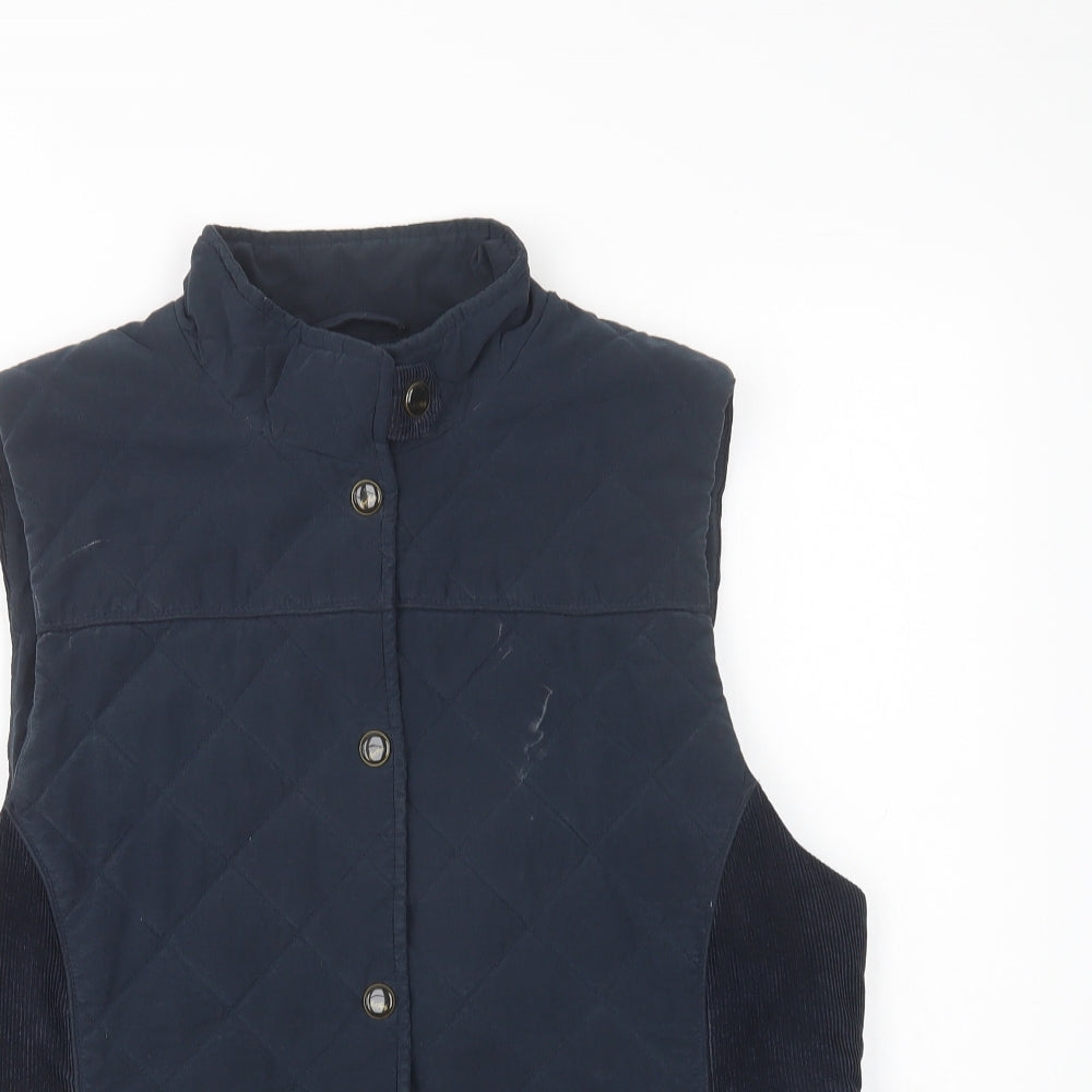 Jack Turply Womens Blue   Gilet Waistcoat Size 16  Snap
