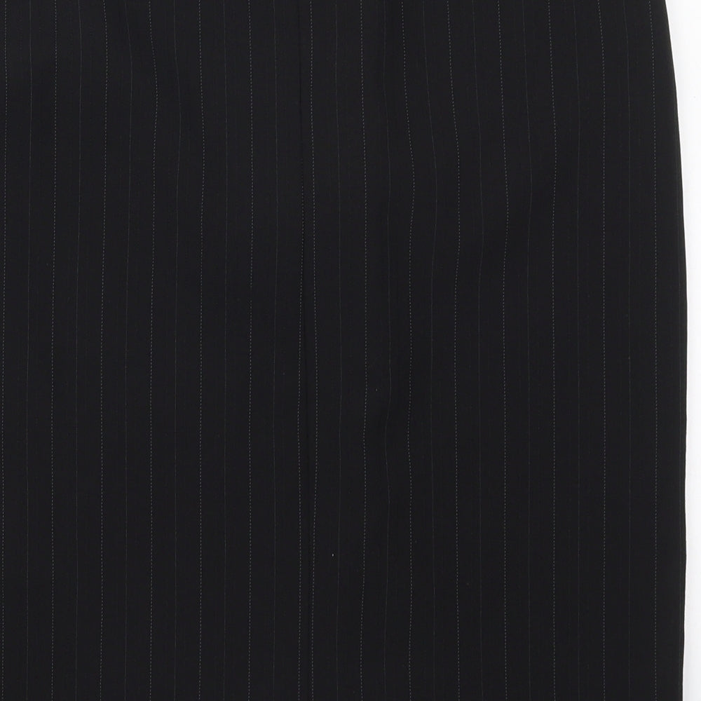 Atmosphere Womens Black Striped Polyester Straight & Pencil Skirt Size 14   Hook & Eye