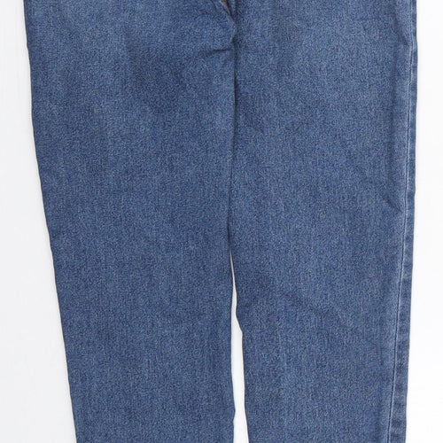 COLLUSION Womens Blue  Cotton Skinny Jeans Size 26 in L32 in Regular Button