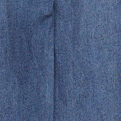 COLLUSION Womens Blue  Cotton Skinny Jeans Size 26 in L32 in Regular Button