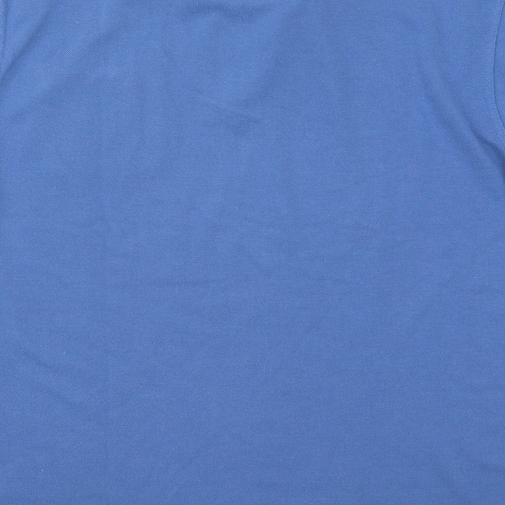 Slazenger Mens Blue  Polyester  T-Shirt Size M Collared