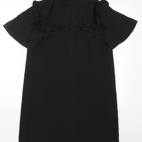 River Island Womens Black  Polyester Mini  Size 10  Round Neck Pullover