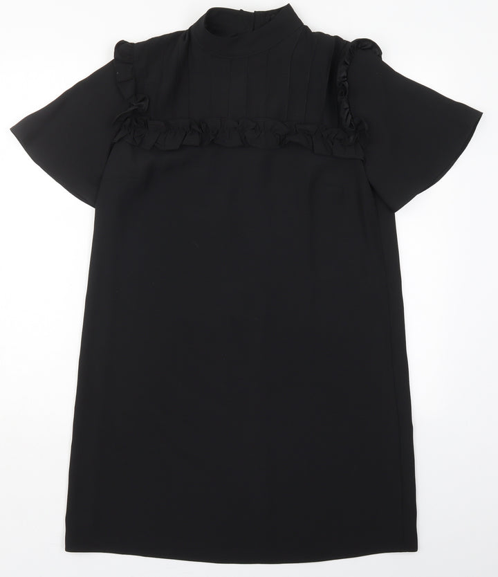 River Island Womens Black  Polyester Mini  Size 10  Round Neck Pullover