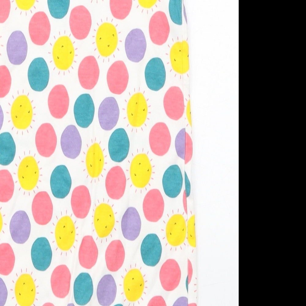 Mini Club Girls Multicoloured Polka Dot Cotton Romper One-Piece Size 9-12 Months  Button - Suns