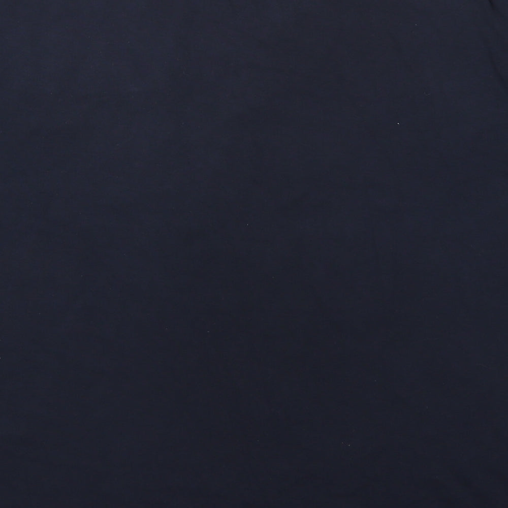 NEXT Mens Blue  Cotton  T-Shirt Size 2XL Henley