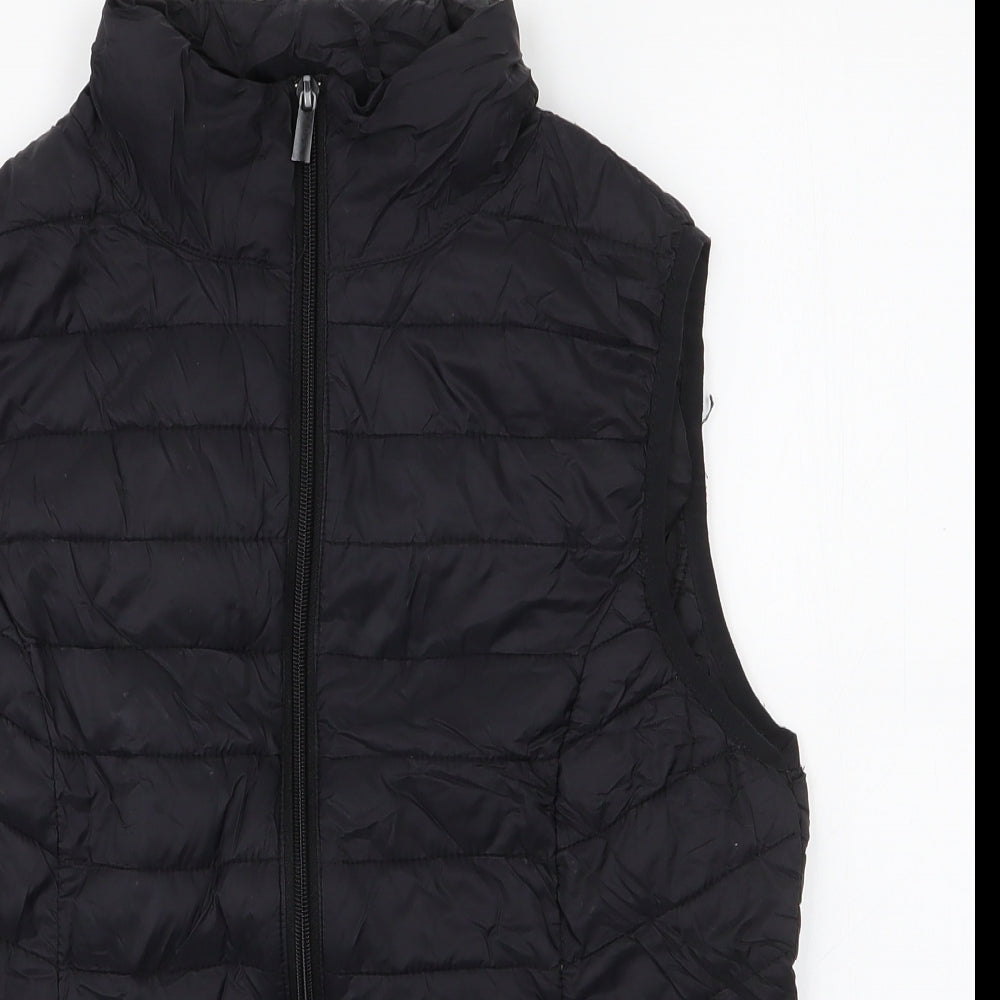 Primark Womens Black   Gilet Jacket Size XS  Zip