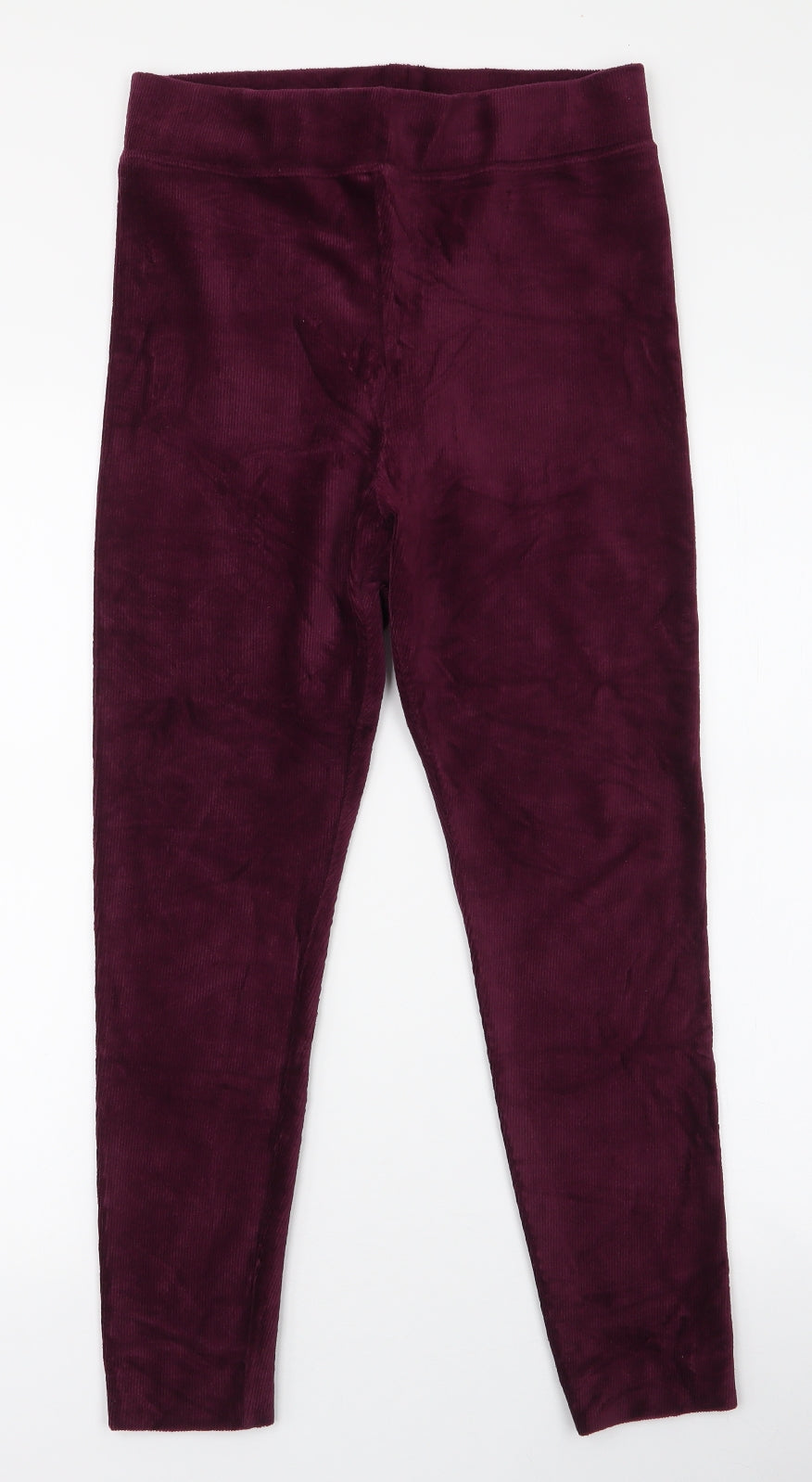 Papaya Womens Purple  Cotton  Leggings Size 12 L24 in