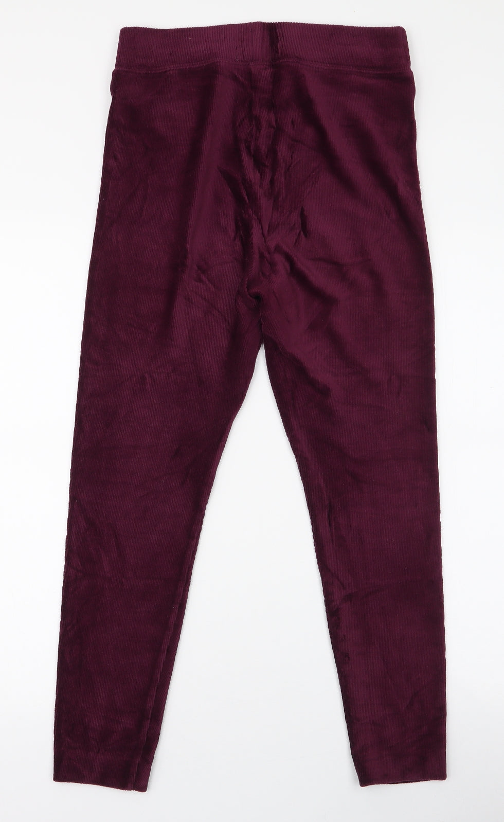 Papaya Womens Purple  Cotton  Leggings Size 12 L24 in