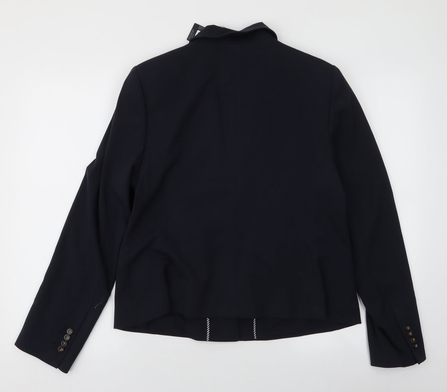 Marks and Spencer Womens Blue   Jacket Blazer Size 14  Button