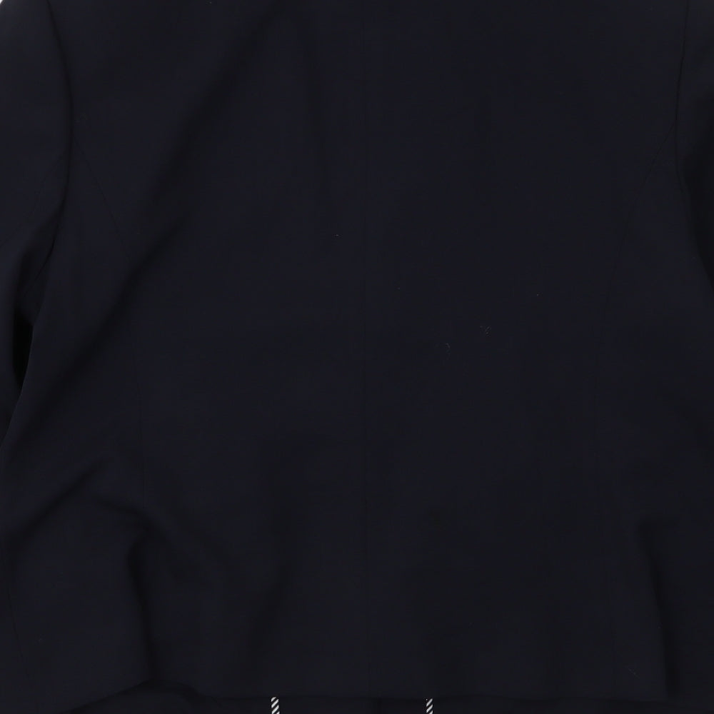Marks and Spencer Womens Blue   Jacket Blazer Size 14  Button