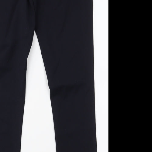 Preworn Womens Blue  Polyester Trousers  Size 10 L29 in Slim