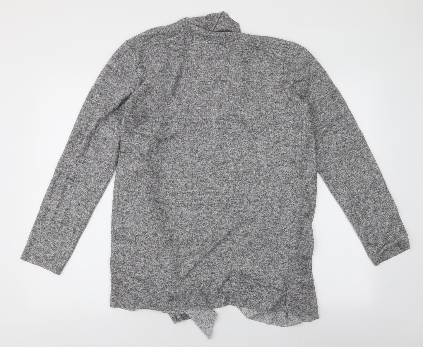 H&M Womens Grey V-Neck  Viscose Cardigan Jumper Size S