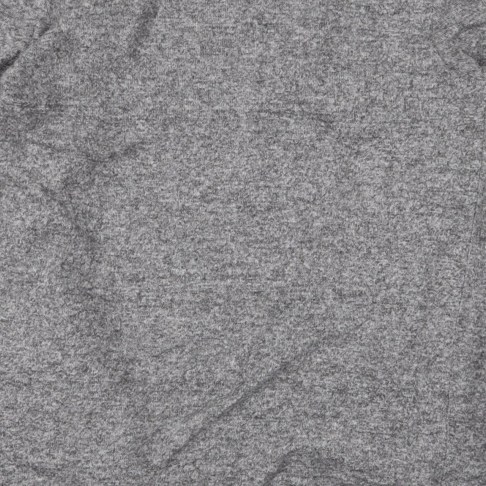 H&M Womens Grey V-Neck  Viscose Cardigan Jumper Size S