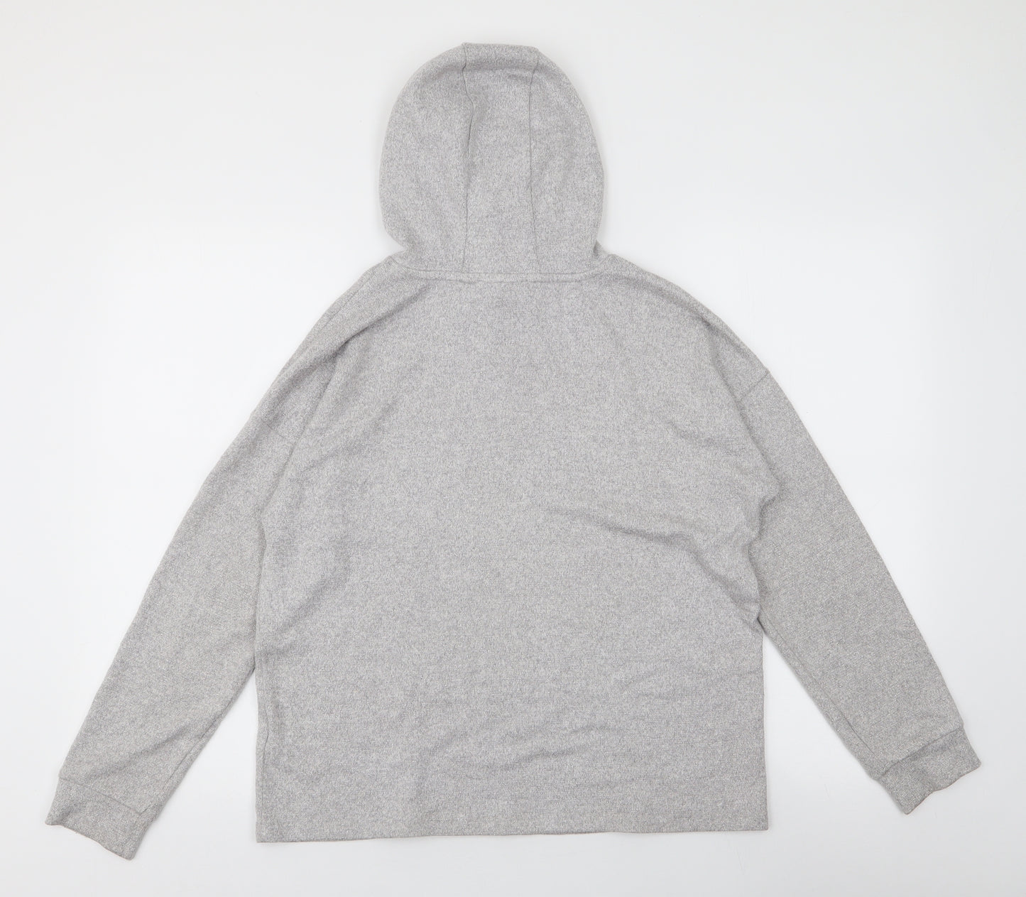 Marks and Spencer Girls Grey  Viscose Pullover Hoodie Size 12-13 Years  Pullover