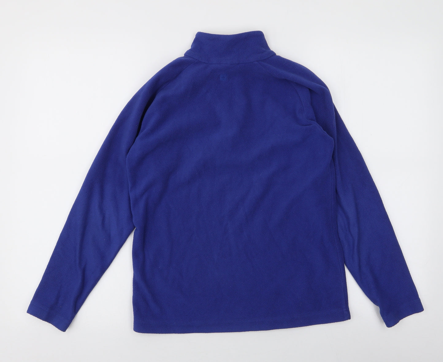 Mountain Warehouse Boys Blue  Polyester Pullover Sweatshirt Size 11-12 Years  Zip
