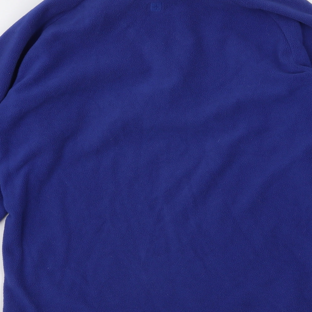 Mountain Warehouse Boys Blue  Polyester Pullover Sweatshirt Size 11-12 Years  Zip