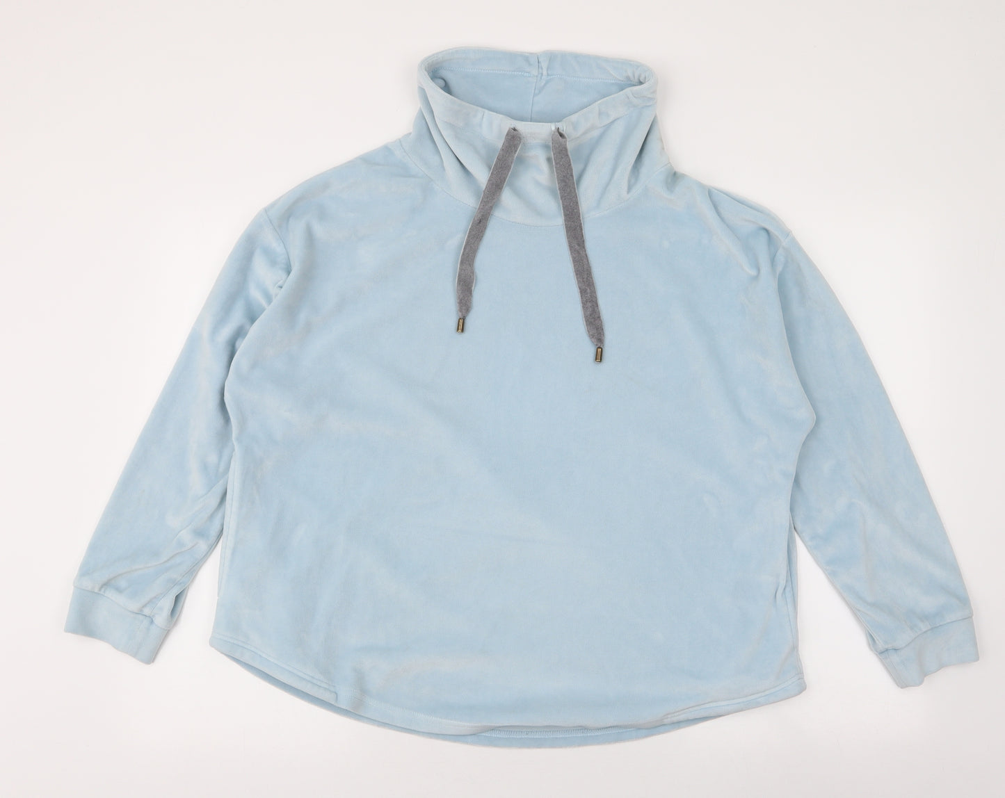 TU Womens Blue  Polyester Pullover Sweatshirt Size 16  Pullover
