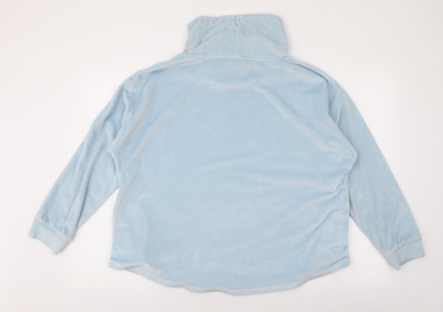 TU Womens Blue  Polyester Pullover Sweatshirt Size 16  Pullover