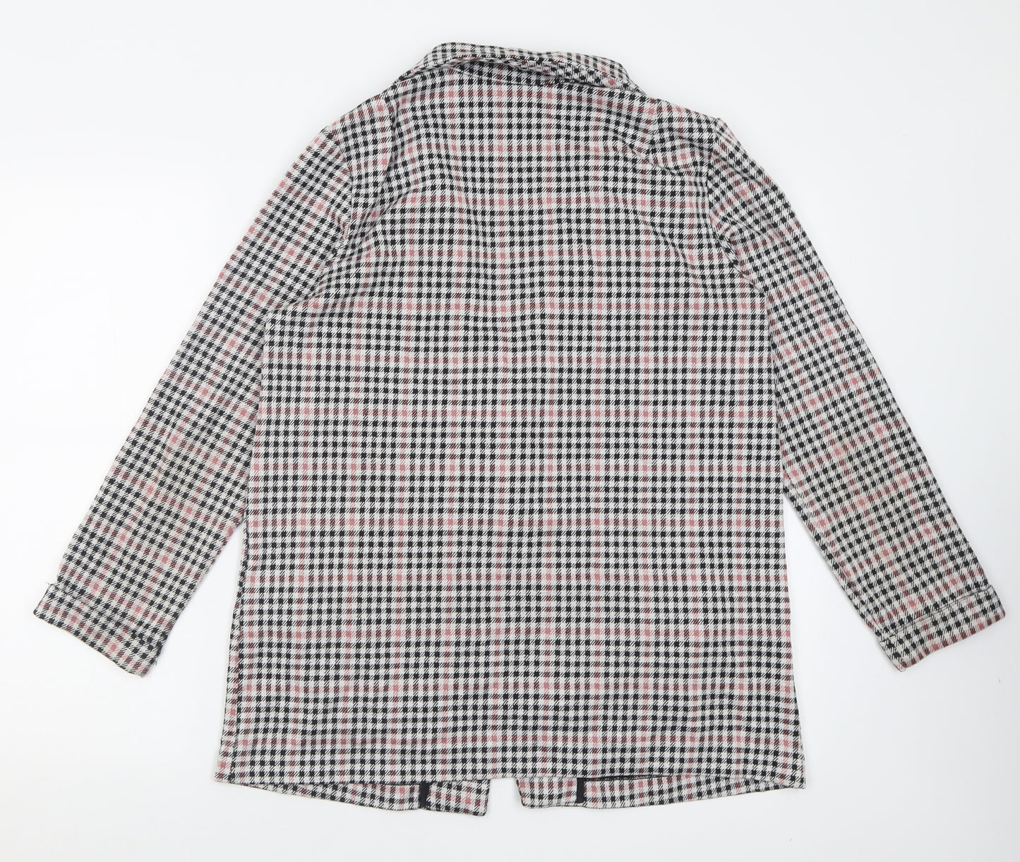 h^m Womens Grey Plaid  Jacket Blazer Size S