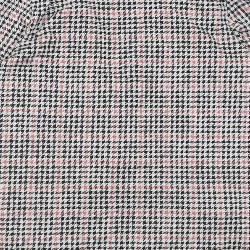 h^m Womens Grey Plaid  Jacket Blazer Size S