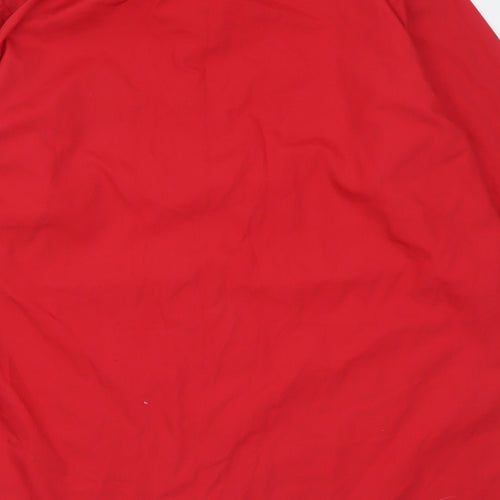 Banner Boys Red  Polyacrylate Fibre Basic Button-Up Size L Collared Button