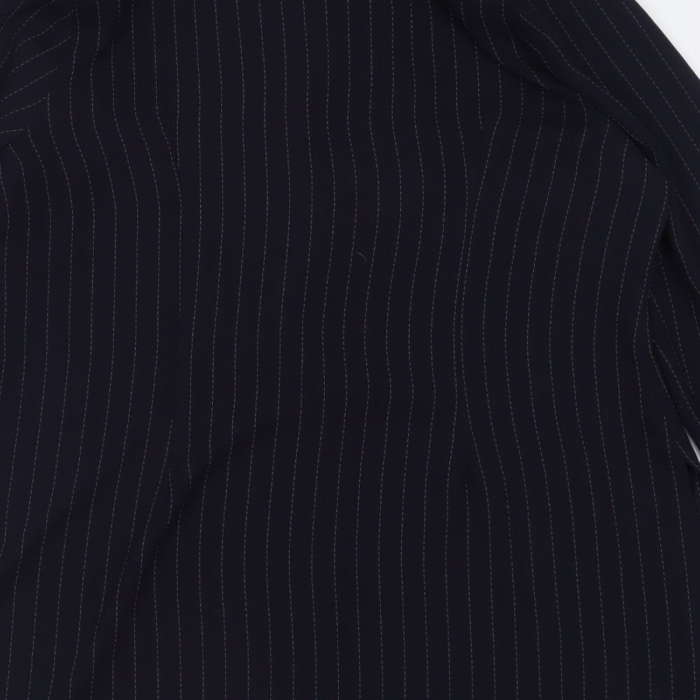 Roman Womens Black Striped  Jacket Blazer Size 20  Button