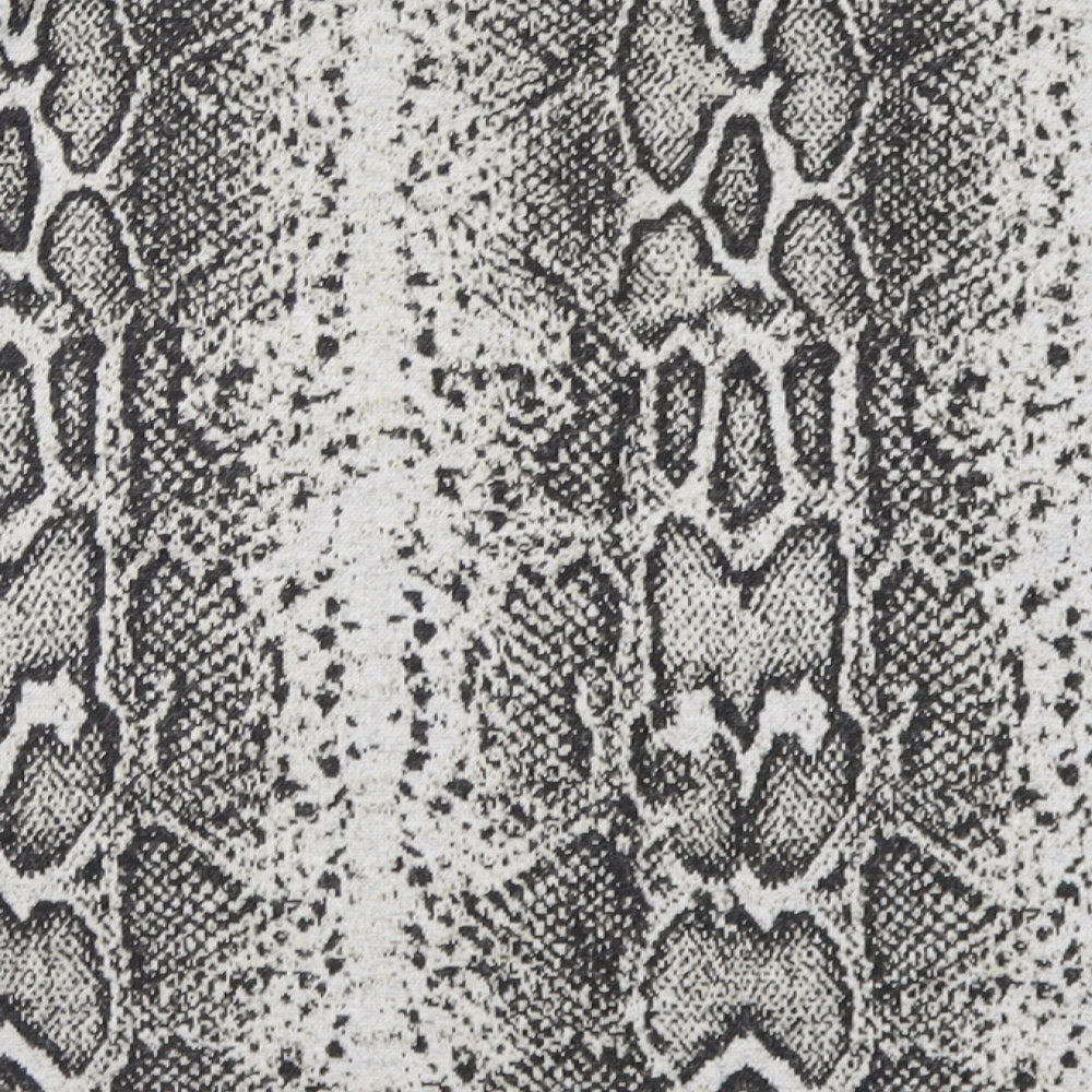 TU Womens Grey High Neck Animal Print Polyester Pullover Jumper Size 16