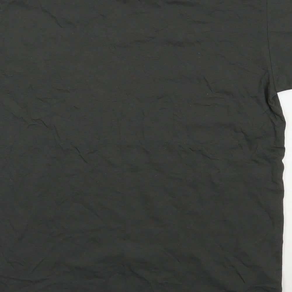 Def Leppard Mens Grey  Cotton  T-Shirt Size S Round Neck
