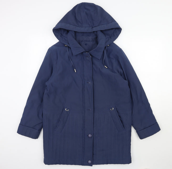 Astraka Womens Blue   Jacket Coat Size S  Zip