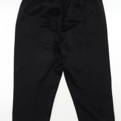 BM Womens Black  Polyester Trousers  Size 16 L24 in Regular