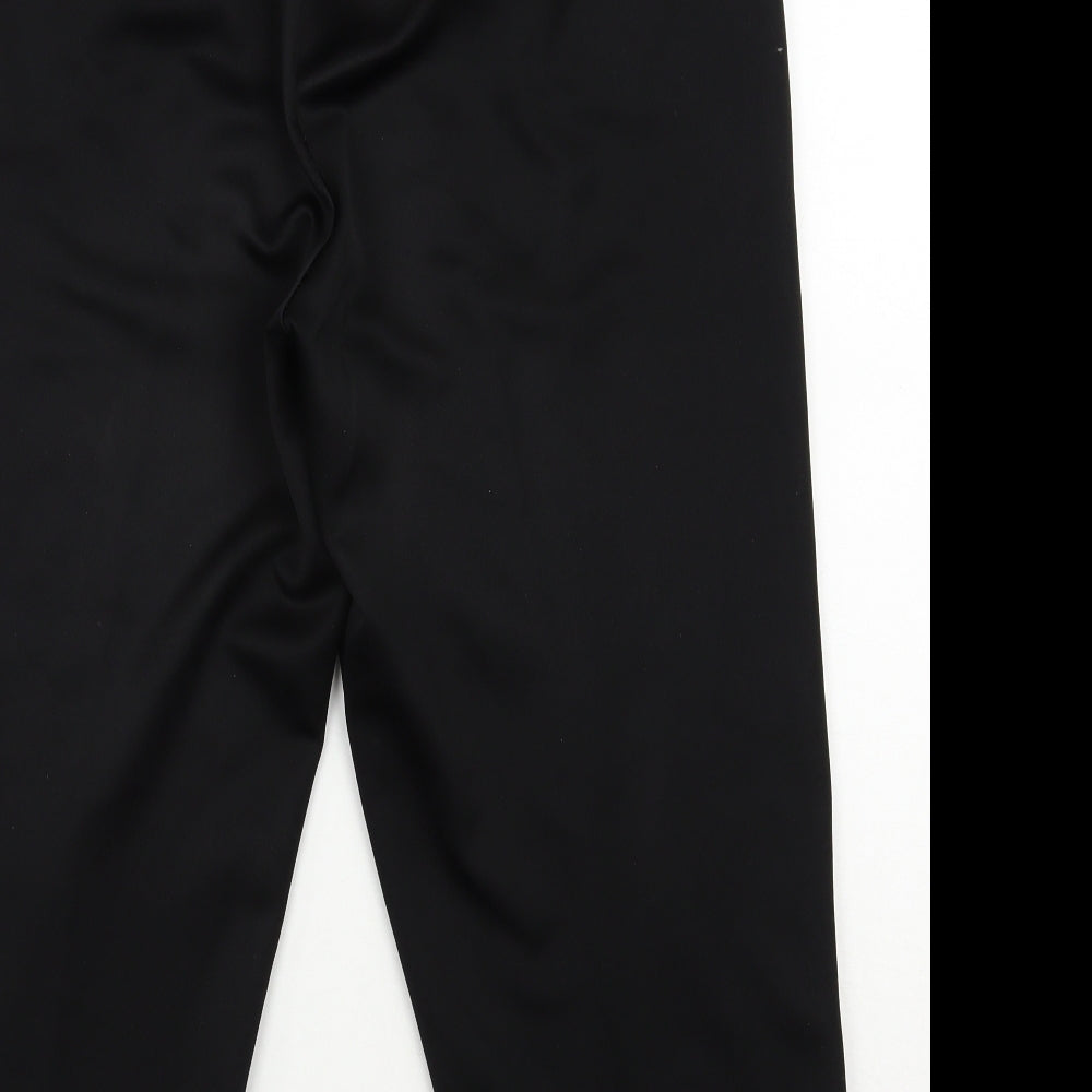 BM Womens Black  Polyester Trousers  Size 16 L24 in Regular
