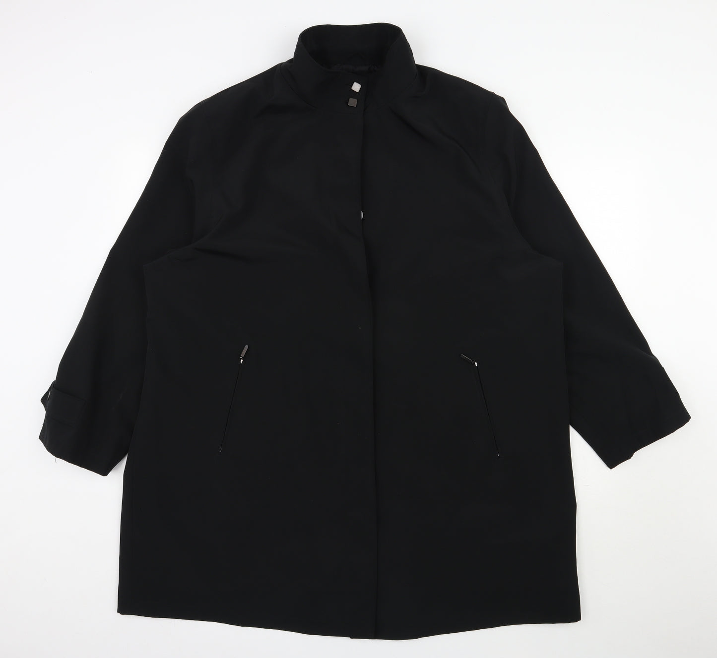 Ann Harvey Womens Black   Jacket  Size 20  Button