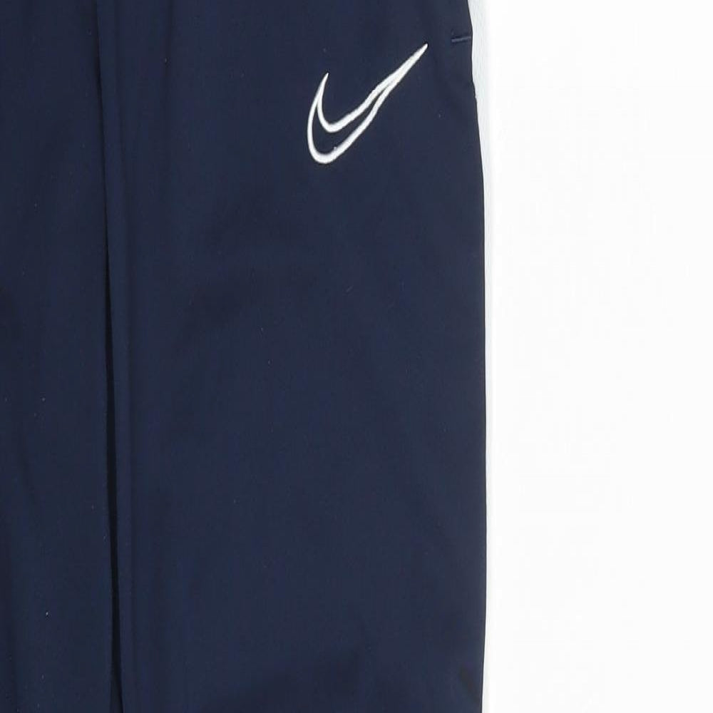 Nike Mens Blue  100% Polyester Compression Leggings Size S L28 in Athletic
