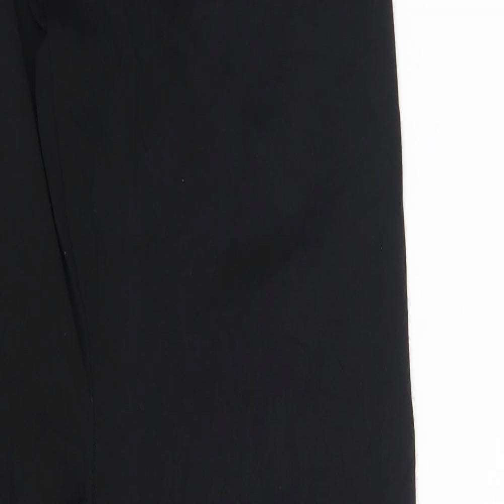 Missguided Womens Black  Cotton Jegging Leggings Size 12 L25 in