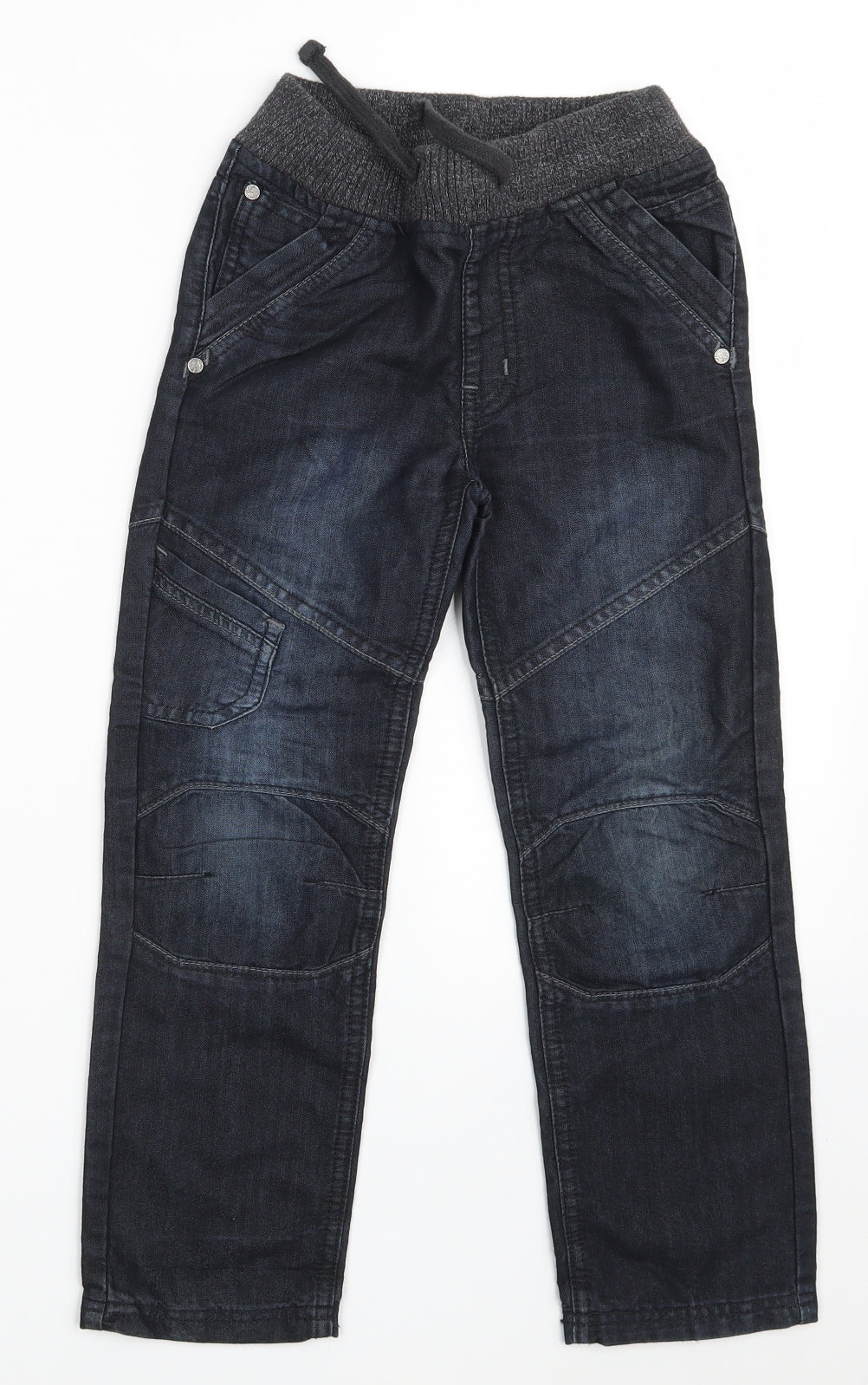 Dunnes Stores Boys Blue  Cotton Straight Jeans Size 8 Years  Regular