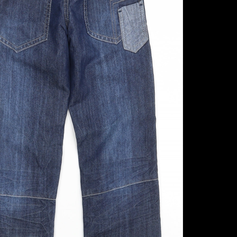 Dunnes Stores Boys Blue  Cotton Straight Jeans Size 8 Years  Regular