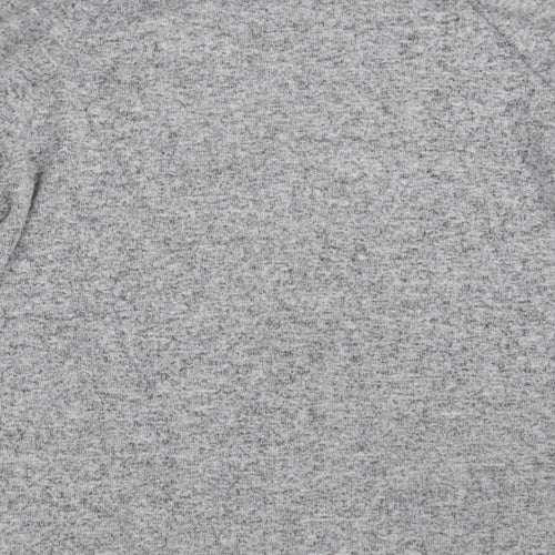 Primark Womens Grey Round Neck  Polyester Pullover Jumper Size 10   - Size 10-12