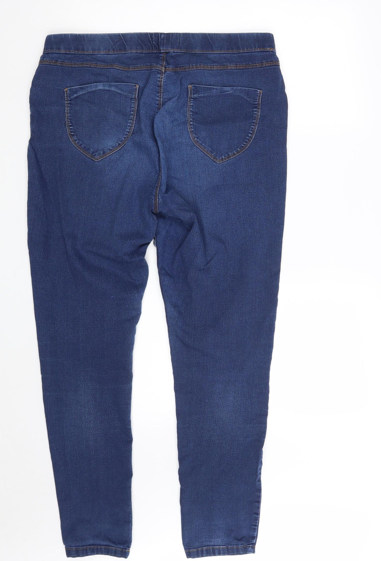 Dorothy Perkins Womens Blue  Cotton Jegging Jeans Size 16 L30 in Slim