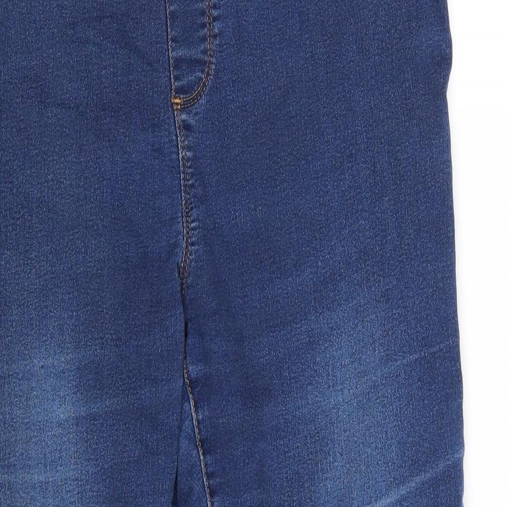 Dorothy Perkins Womens Blue  Cotton Jegging Jeans Size 16 L30 in Slim