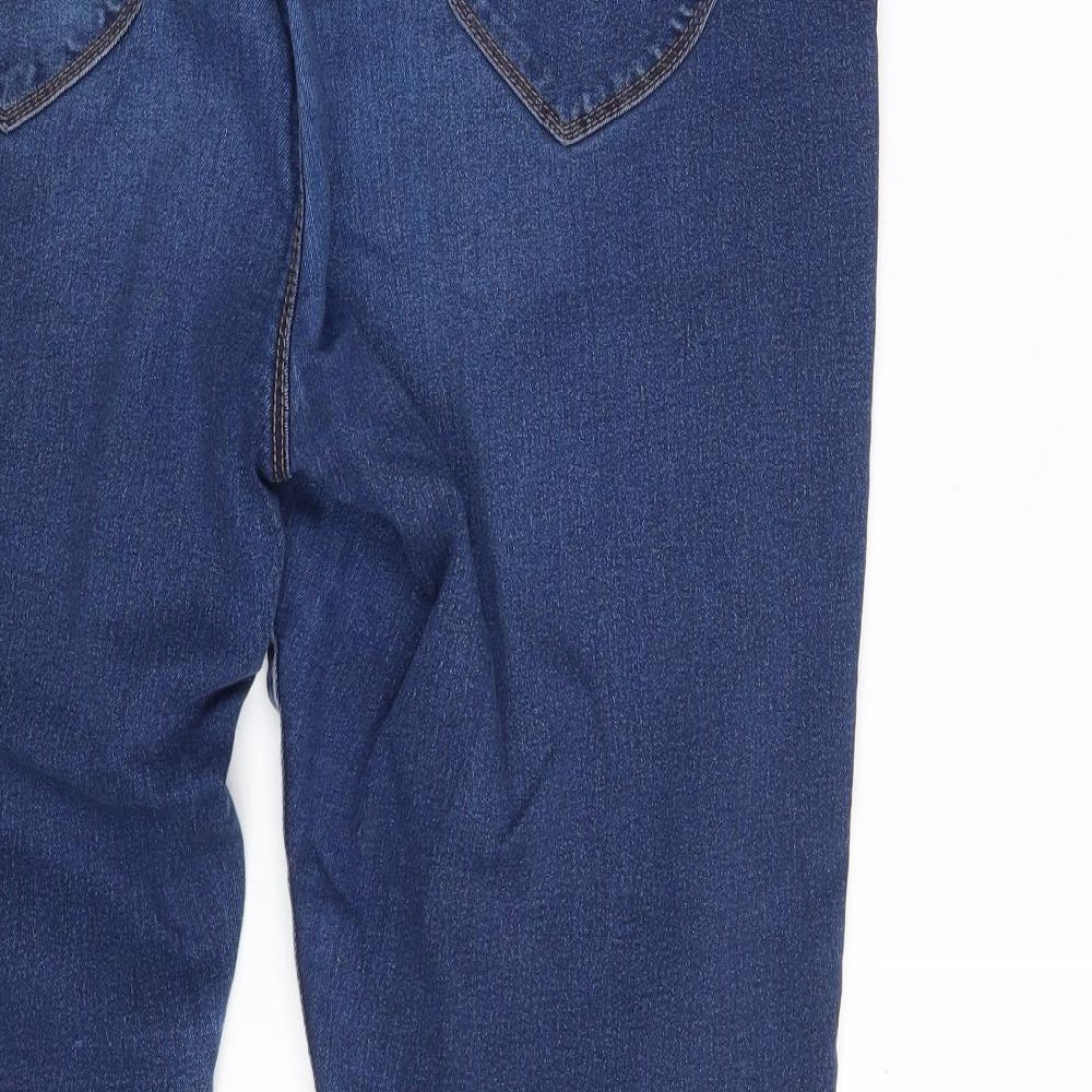 Dorothy Perkins Womens Blue  Cotton Jegging Jeans Size 16 L30 in Slim