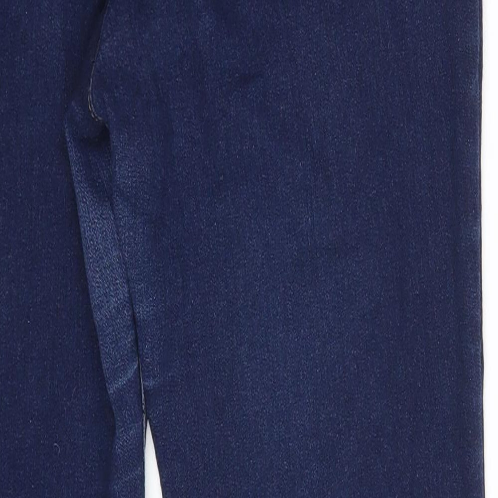 CURVE Appeal Womens Blue  Cotton Skinny Jeans Size 8 L28 in Slim Zip