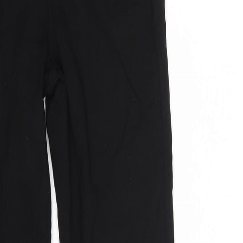 Pieces Womens Black  Viscose Bootcut Jeans Size L L33 in Regular Zip